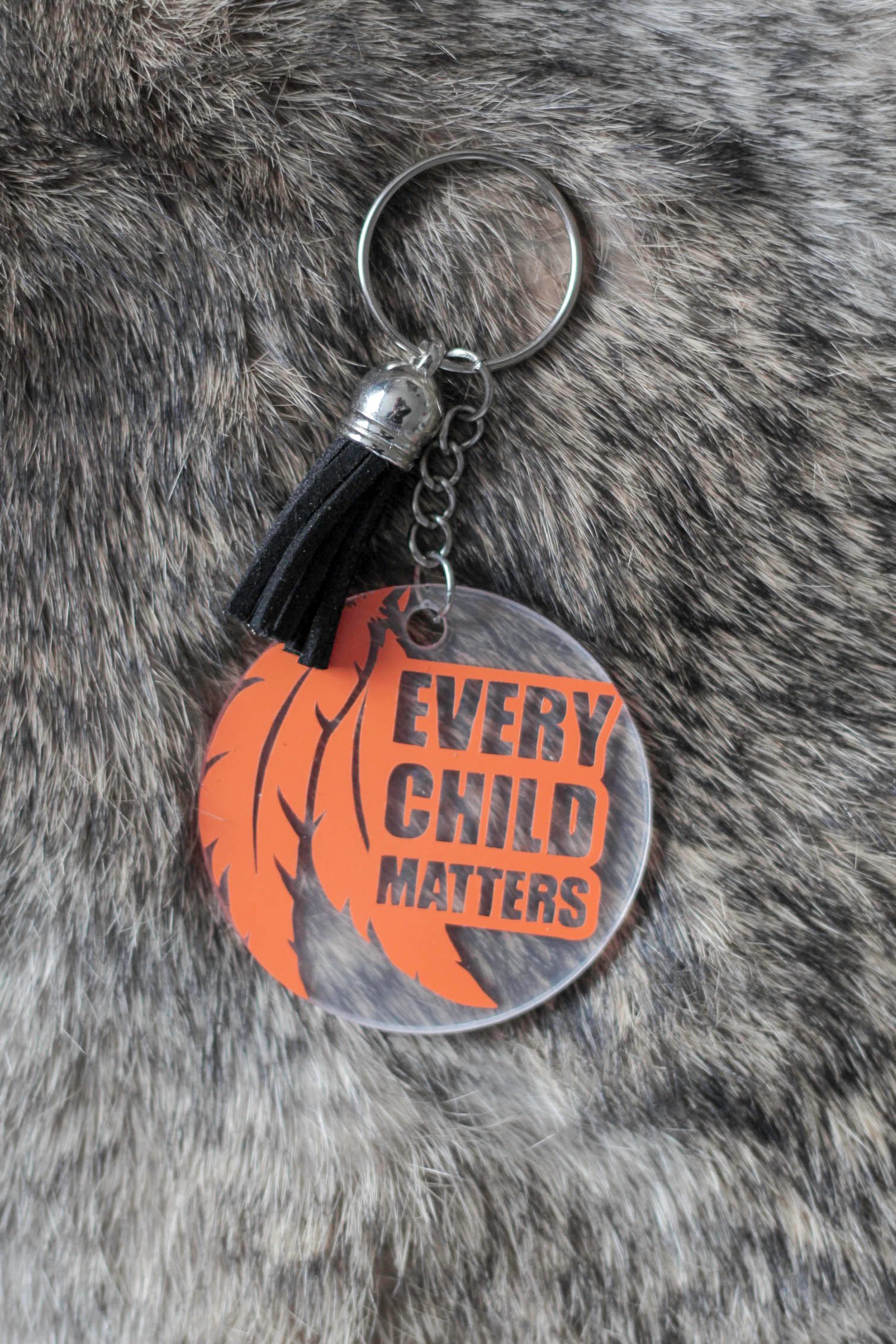 Metal Every Child Matters Keychain